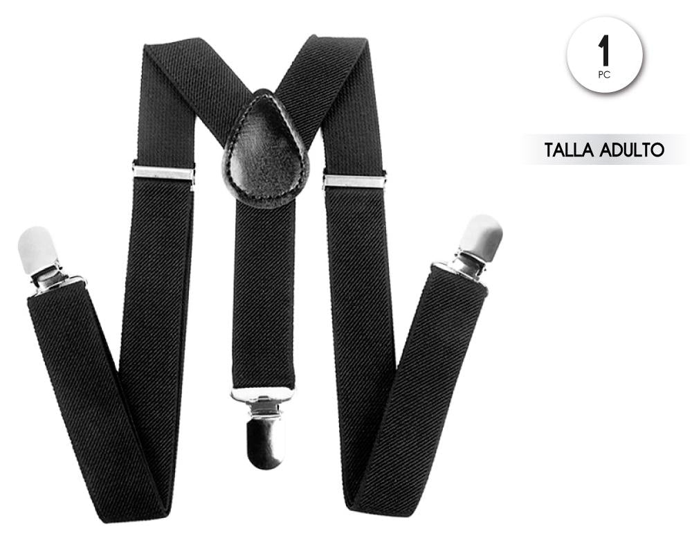 Tirantes Negros Disfraz Complemento