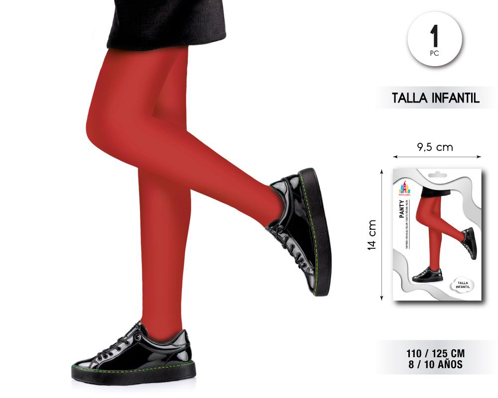 Panty Roja Infantil 40DEN