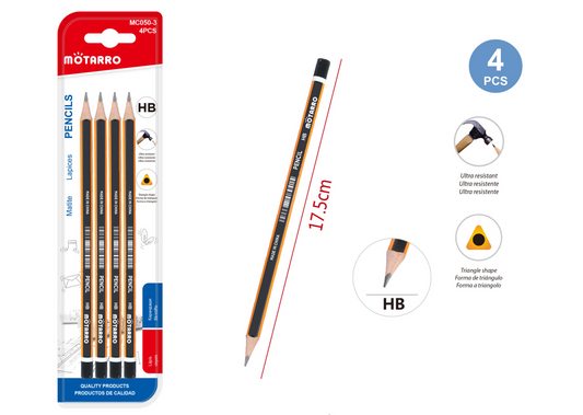 LAPICES HB 4PCS