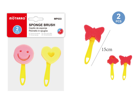 CEPILLOS DE ESPONJA 2PCS