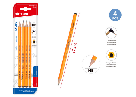 LAPICES HB 4PCS LAPICES HB 4PCS