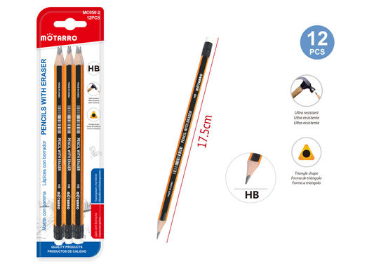 LAPICES HB 12PCS