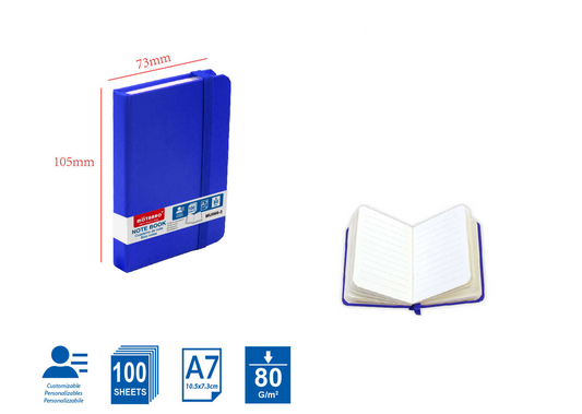 CUADERNO DE NOTAS A7 80G 100H