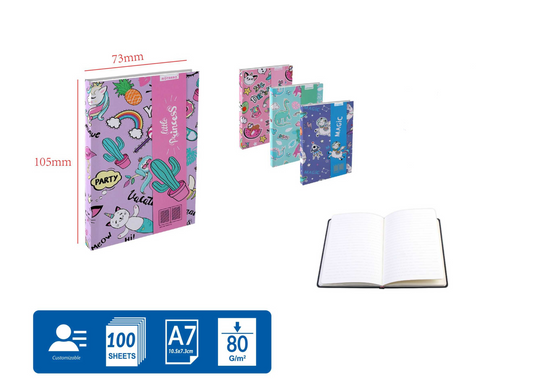CUADERNO DE NOTAS A6 80G 100H