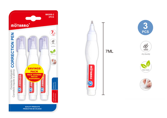 CORRECTORES TIPO BOLI PACK DE 3*7ml