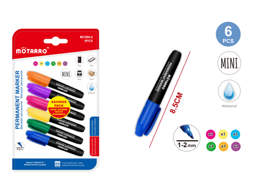 MINI MACADORES PERMANENTE 6PCS