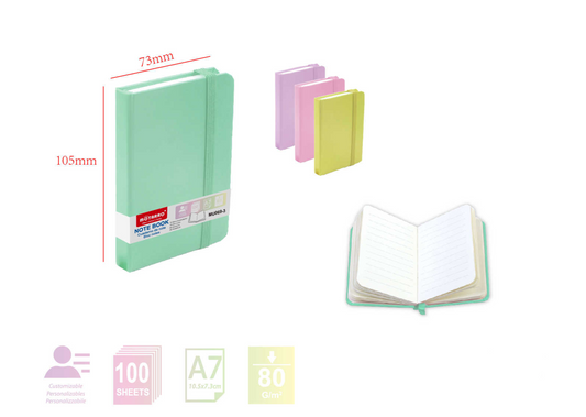 CUADERNO DE NOTAS A7 80G 100H