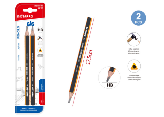 LAPICES JUMBO PRIPLUS 2PCS