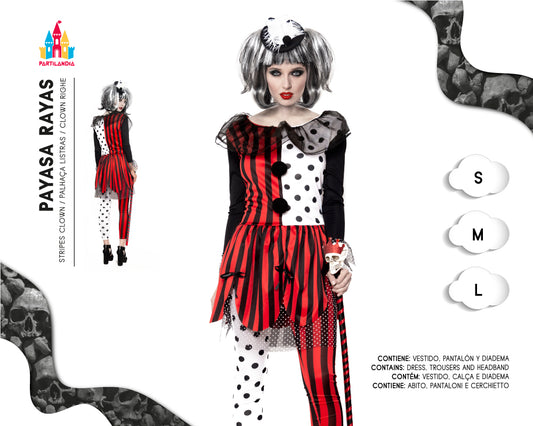 DISFRACE PAYASA NEGRA TALLA S 20609