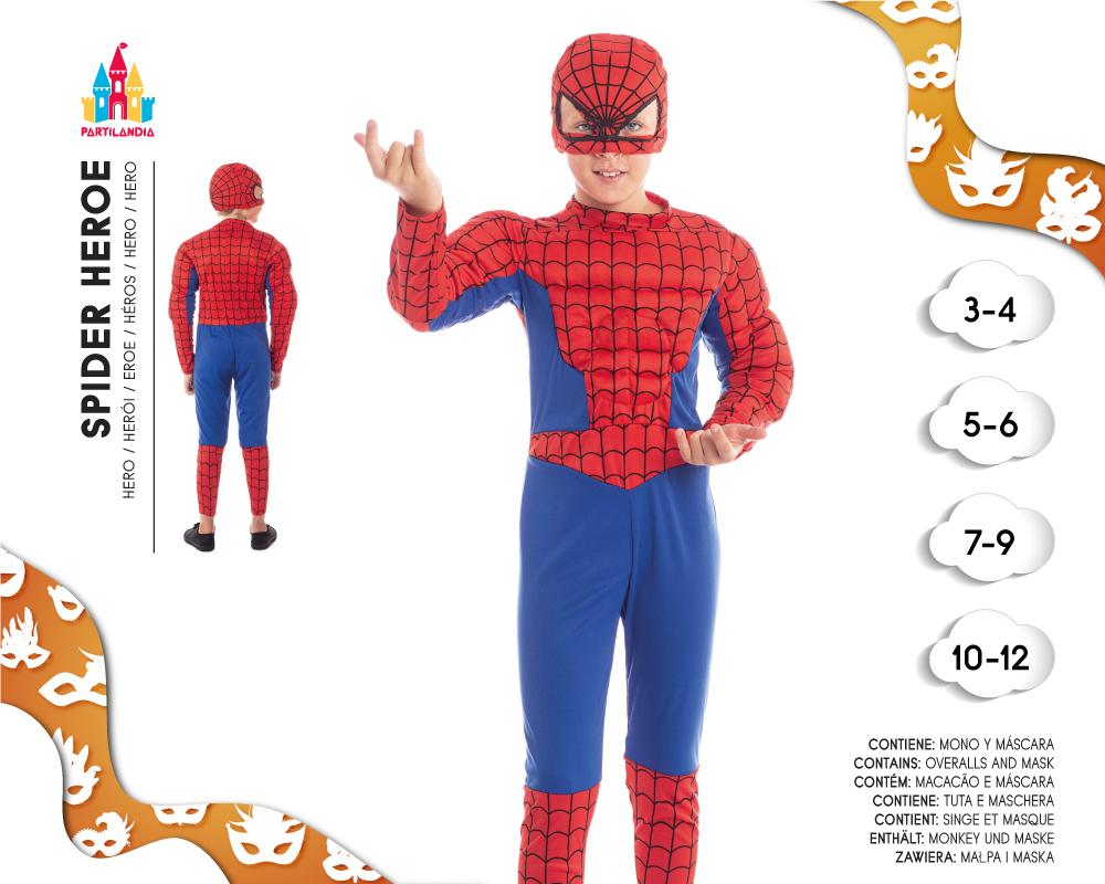 Disfraz de Spiderman Héroe Infantil