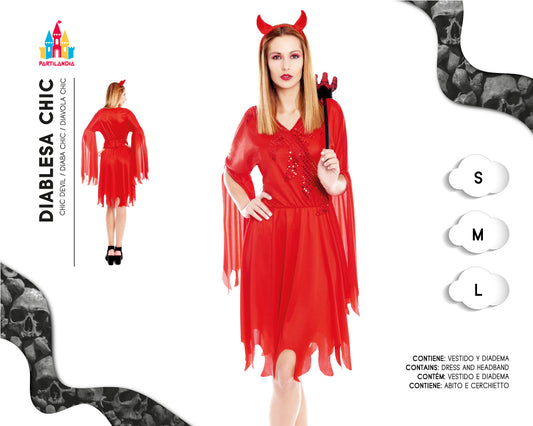 DISFRACE DIABLESA CHIC TALLA  M 22254