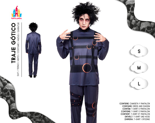 DISFRACE TRAJE GOTICO TALLA S 22417