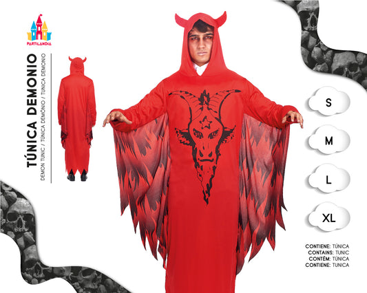 DISFRACE TUNICA DEMONIO TALLA  S 23298