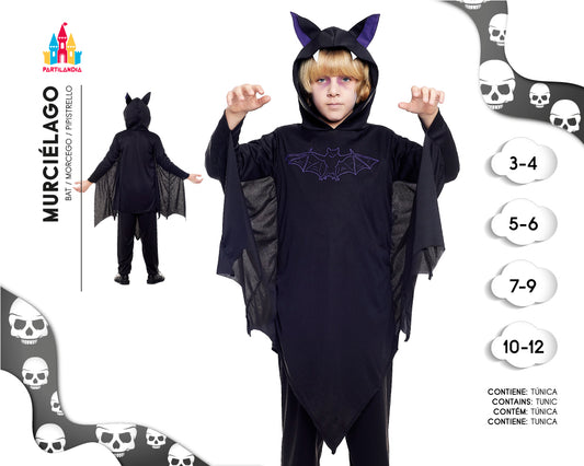 DISFARCE PONCHO MURCIELAGO TALLA 10-12 23352