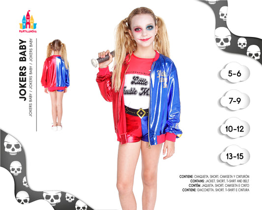 DISFRACE JOKERS BABY TALLA 5-6 24014