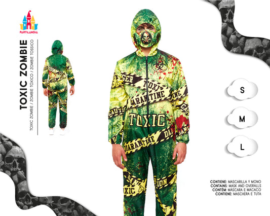 DISFRACE TOXIC ZOMBIE TALLA M 24427