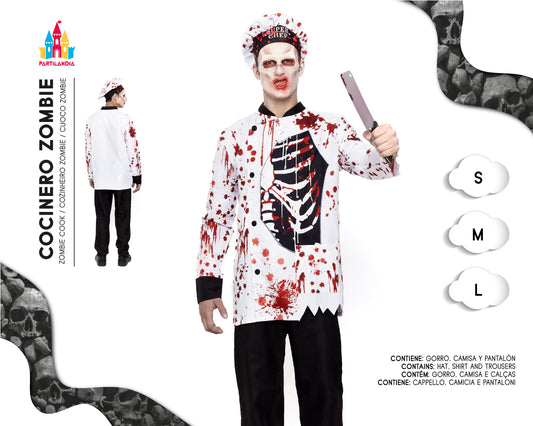 DISFRACE COCINERO ZOMBIE TALLA L 24470