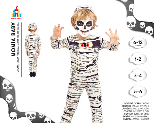 DISFRACE MOMIA BABY TALLA 3-4 25004