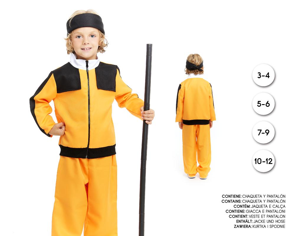 Disfraz de Ninja Naranja Infantil