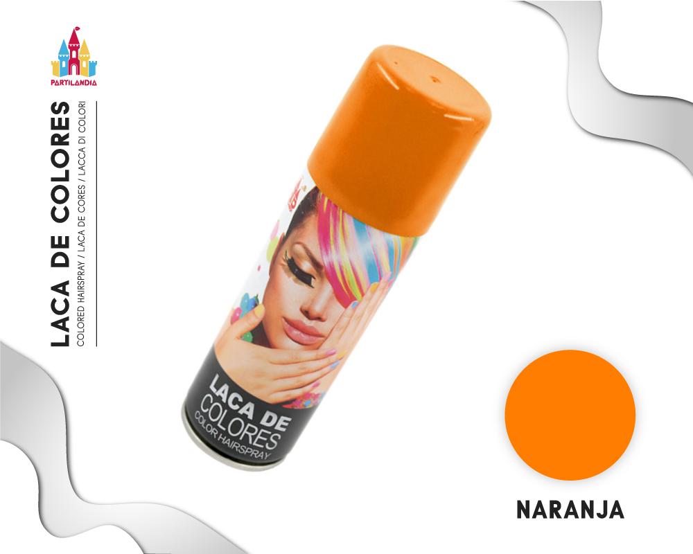 Laca de Pelo Naranja para Disfraces y Carnaval