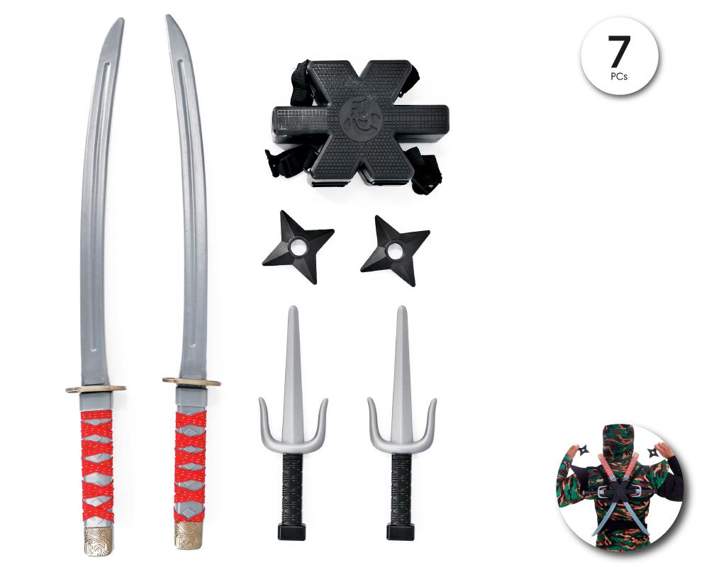Conjunto Ninja Infantil para Disfraces y Carnaval