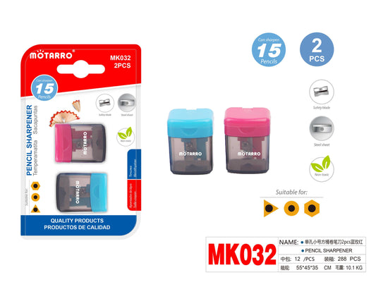 SACAPUNTAS CON DEPOSITO 2PCS