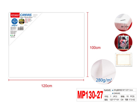 LIENZO 100X120CM 280G 1.6CM LIENZO 100X120CM 280G 1.6CM