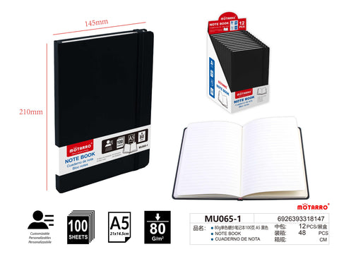 CUADERNO DE NOTAS A5 80G 100H CUADERNO DE NOTAS A5 80G 100H