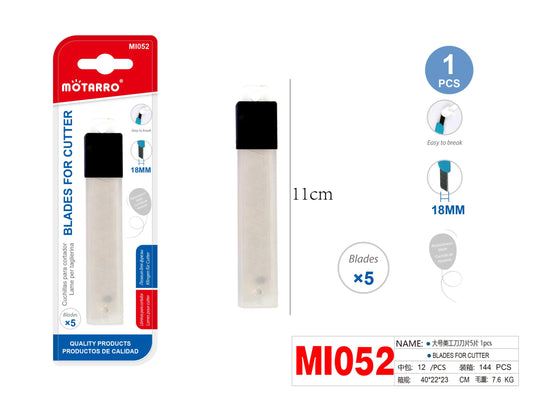 RECAMBIO CUTTER 5PCS