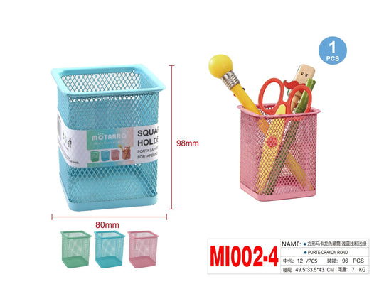 PORTA LAPICES CUADRADO PASTEL