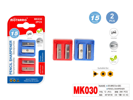 SET 2 SACAPUNTAS DOBLES