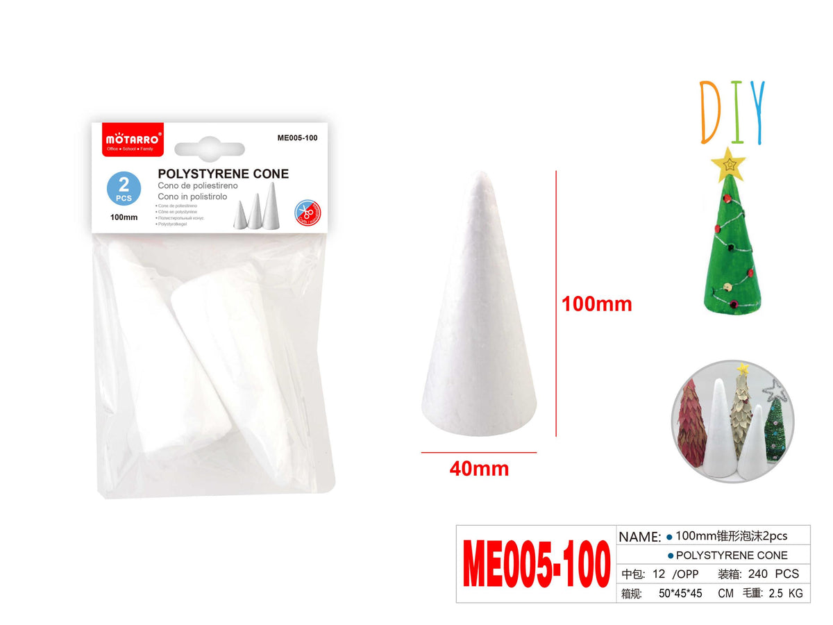 CONO POREX 100X40MM 2PCS