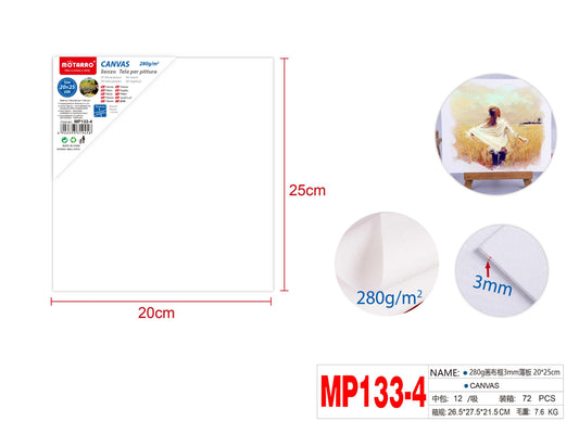 LIENZO 20X25CM FINO 3MM 280G