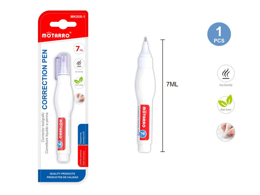 CORRECTOR LIQUIDO 7ML TIPO BOLI