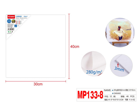 LIENZO 30X40CM FINO 3MM 280G LIENZO 30X40CM FINO 3MM 280G