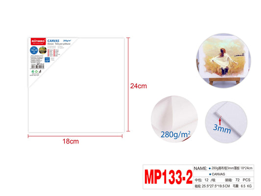 LIENZO 18X24CM FINO 3MM 280G