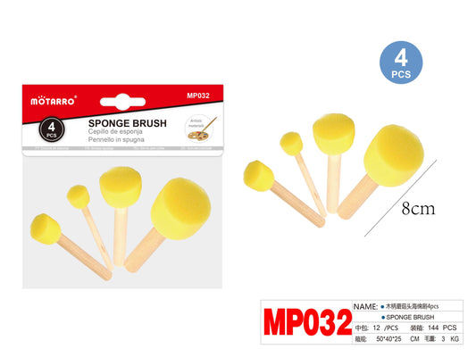 CEPILLOS DE ESPONJA 4PCS