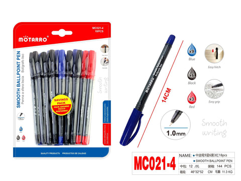 BOLIGRAFOS COLORES 18PCS 1.0MM BOLIGRAFOS COLORES 18PCS 1.0MM