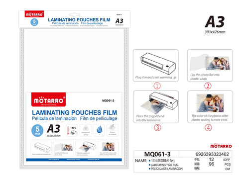 LAMINAS PLASTIDICA A3 5PCS LAMINAS PLASTIDICA A3 5PCS
