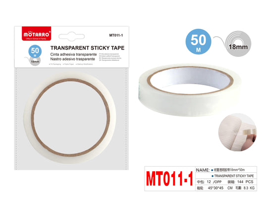 CINTA ADHESIVA 18mm*50m