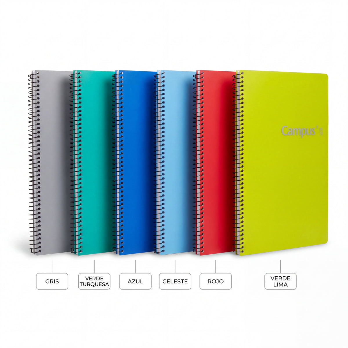 Pack Ahorro 6 Cuadernos Espiral Campus — Vuelta al Cole 2026 | 5+1 GRATIS