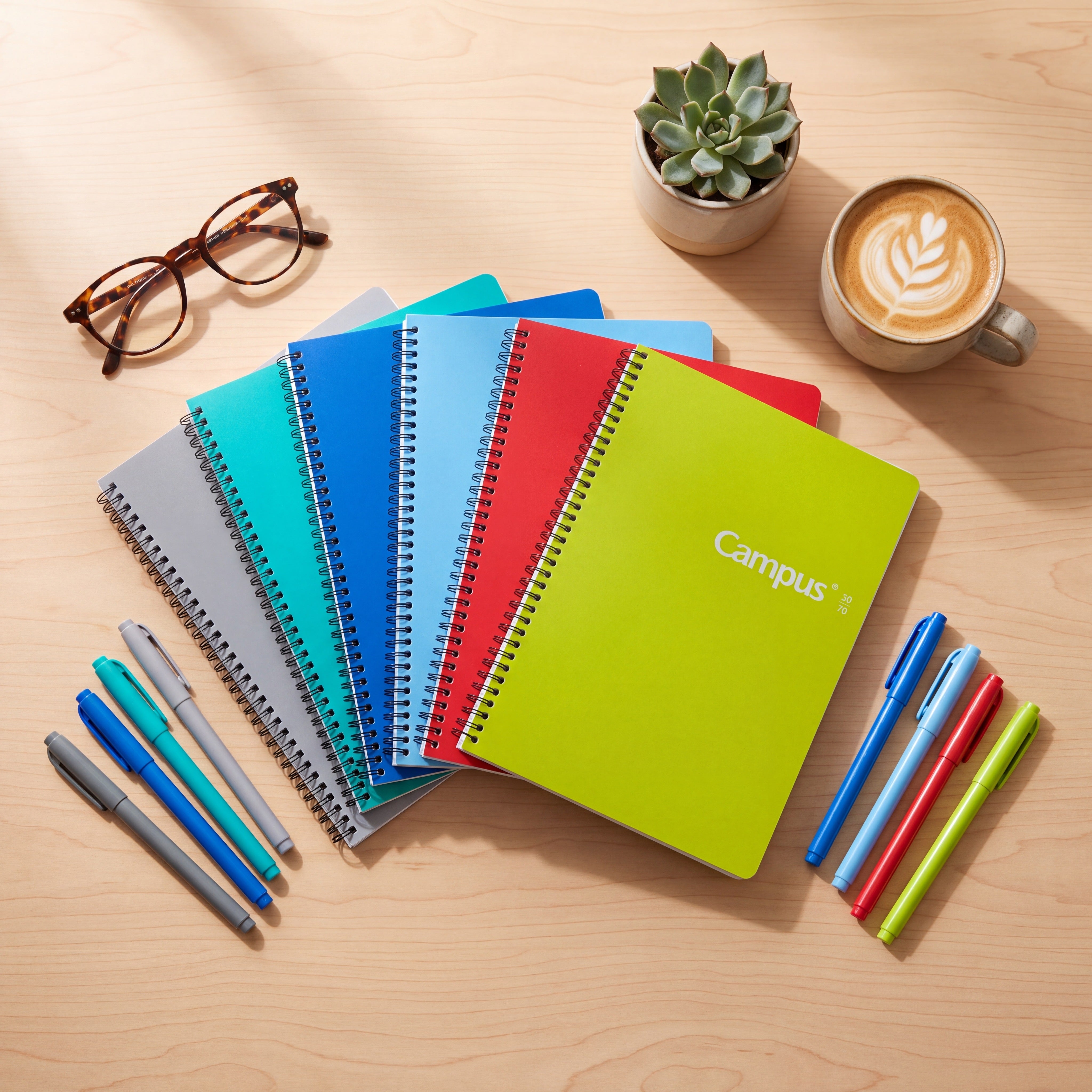 Pack Ahorro 6 Cuadernos Espiral Campus — Vuelta al Cole 2026 | 5+1 GRATIS