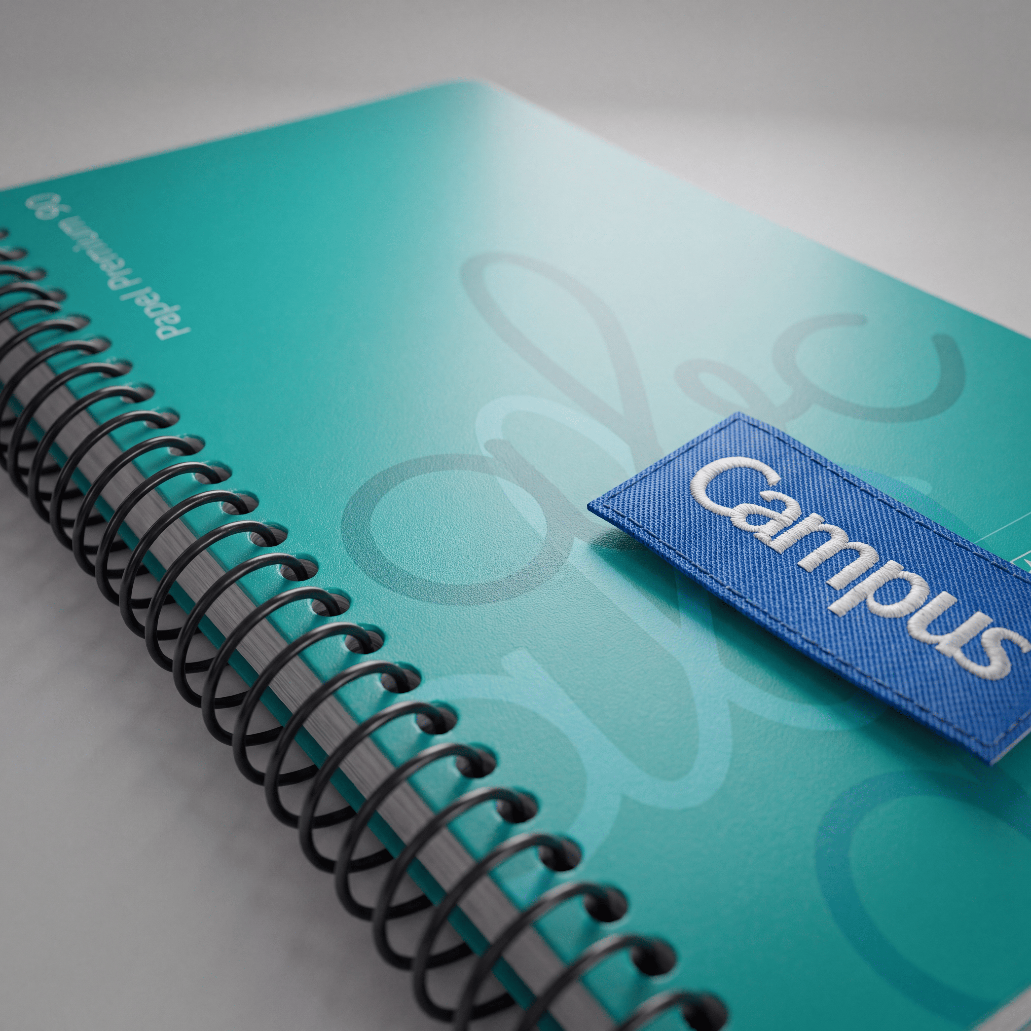 CAMPUS Premium 90 Cuadernos Espiral Tapa Plástico A4 — Pack 6 Colores