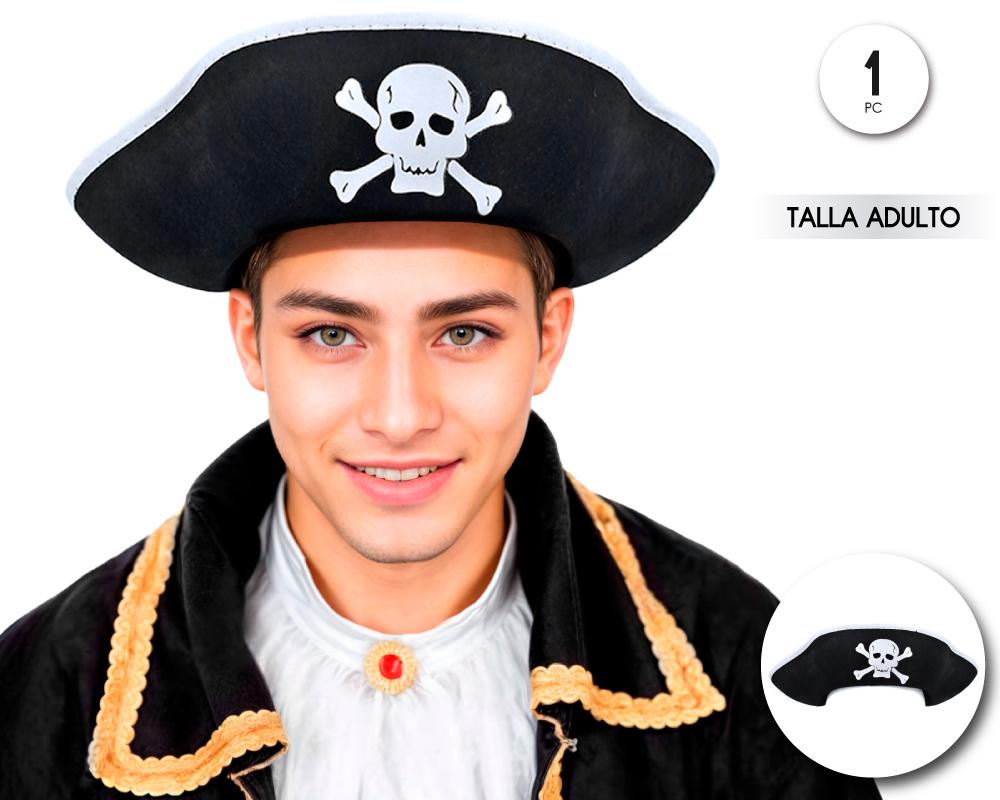Sombrero de Pirata para Adulto - Accesorio Disfraz