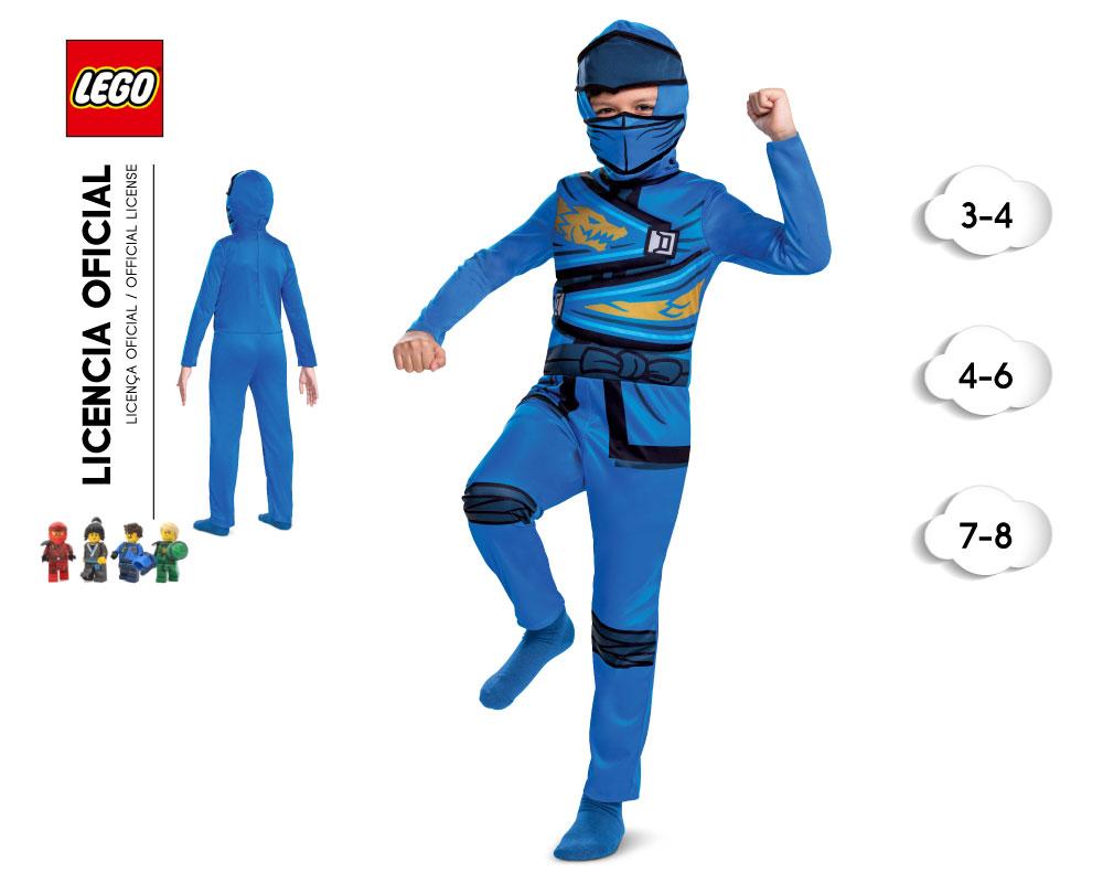 Disfraz Ninjago Ninja Azul Infantil