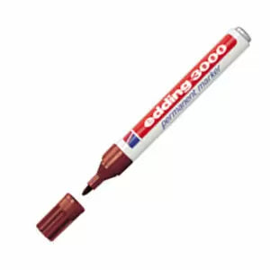 ROTULADOR 3000 MARRON OSCURO 18 EDDING