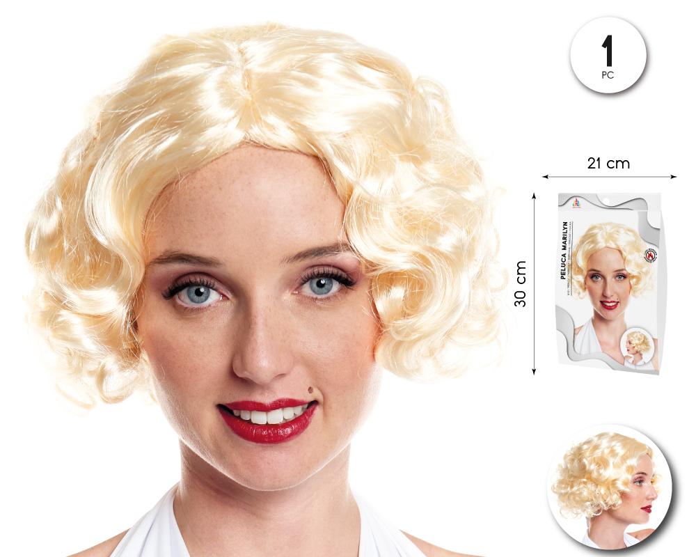 Peluca Marilyn Monroe Rubia para Disfraz