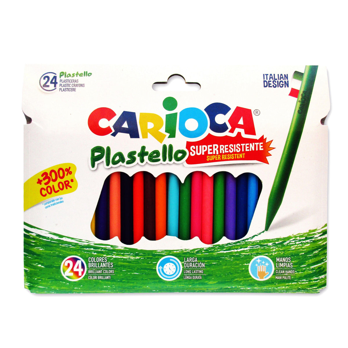 Plasticeras Resistentes Plastello - 24 Uds CERAS CARIOCA