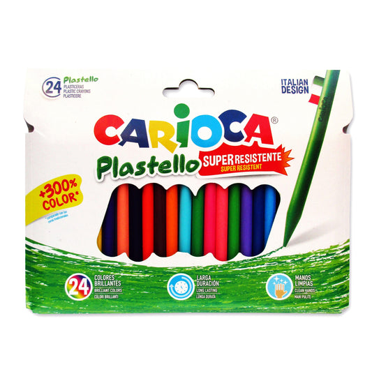 Plasticeras Resistentes Plastello - 24 Uds CERAS CARIOCA