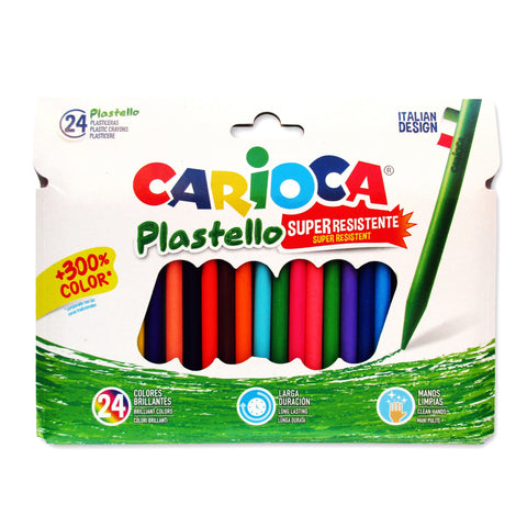 Plasticeras Resistentes Plastello - 24 Uds CERAS CARIOCA